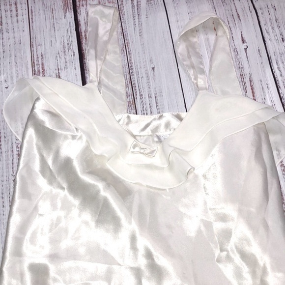 Vintage nightie slip size medium ivory color - Picture 2 of 6